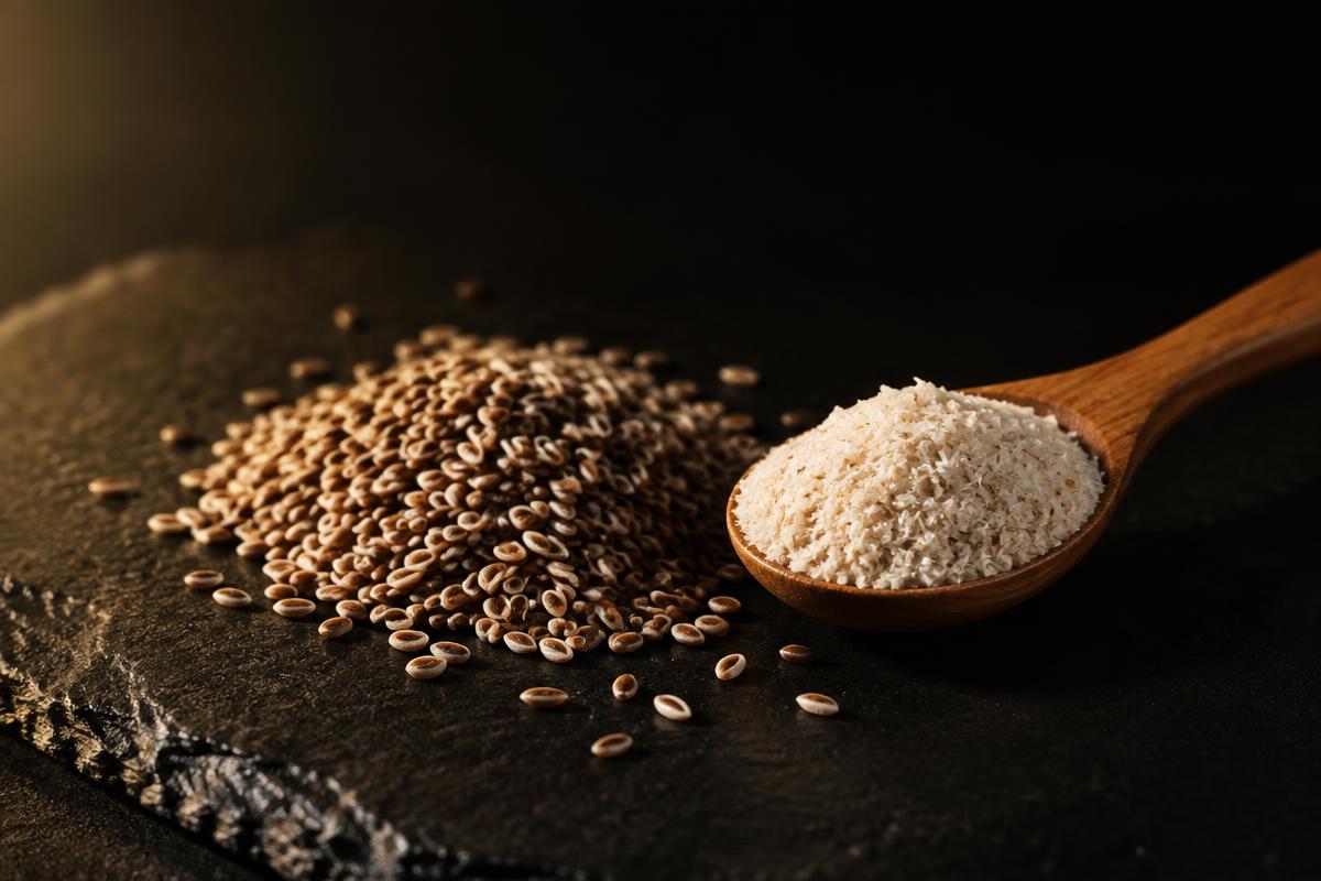 Sementes e fibra de psyllium